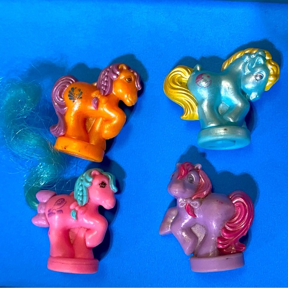 MY LITTLE PONY G1 80’s PETITE PONIES PRETTY N PEARLY PONIES & A PONY TAILS PONY - Picture 2 of 15